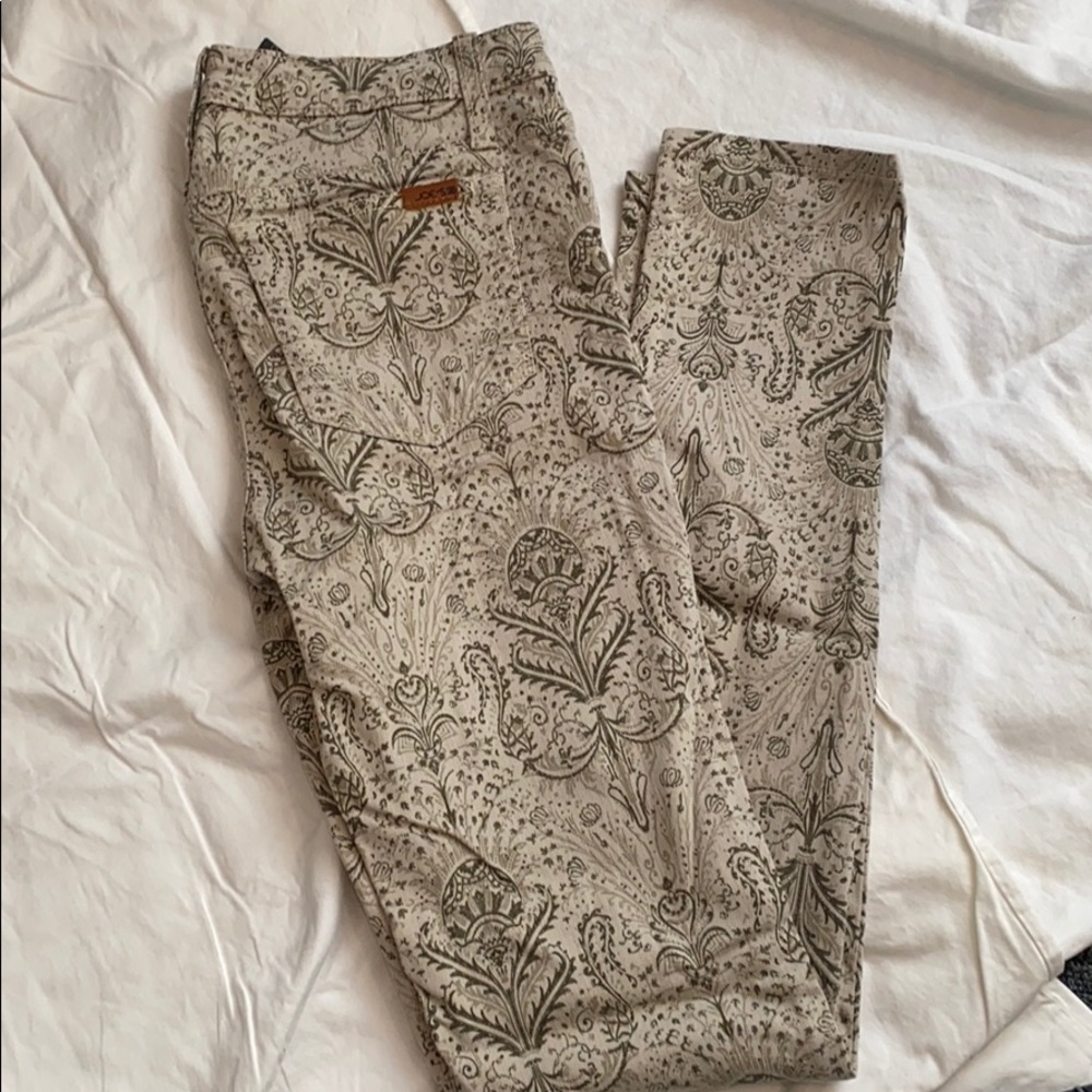 Joe’s Patterned Jeans
